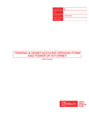 Sample-A/C Opening Form - NJ Trading Account