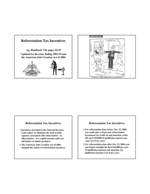 Reforestation Tax Incentives Guide