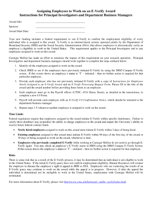 E-Verify Processing Request Form