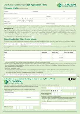Old Mutual Fund Managers ISA Application Form