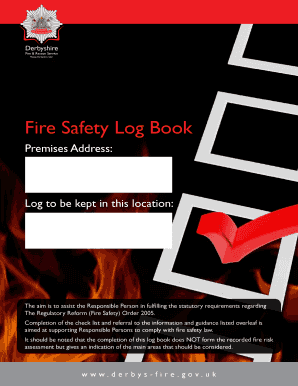 Fire Safety Log Book