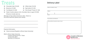 Treats Delivery Label