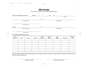 Bill of sale for cattle template - 35736 O.I.I.. This form is used when buying a vehicle. - ownershipid