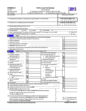 Schedule C Profit or Loss From Business