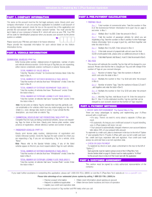 E-ZPass Business Application