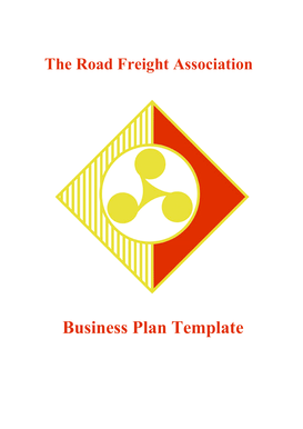 Business Plan Template - The RFA