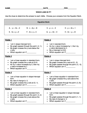 Math Riddle Worksheet