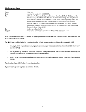 Timeline for AHCCCS Implementation of New CMS 1500 Claim Form - azahcccs