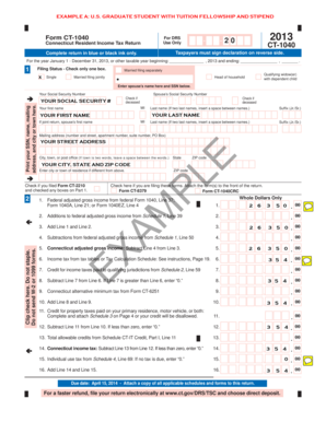Connecticut Resident Income Tax Return