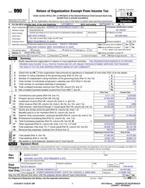 Form 990 Return of Organization Exempt From Income Tax