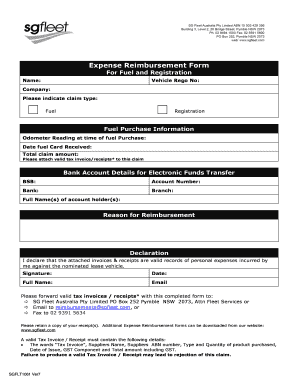 Expense Reimbursement Form