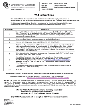 W-4 Form Instructions