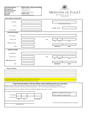 Hotel Reservation Form