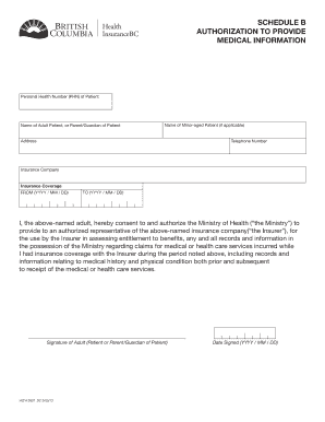 Authorization to Provide Medical Information