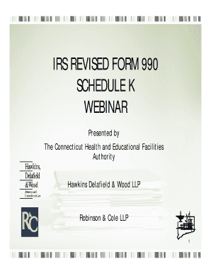 IRS Form 990 Schedule K