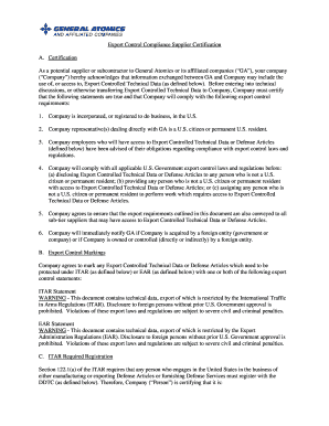 Daily sales report format for restaurant - Export Control bComplianceb Supplier bCertificationb bb - General Atomics