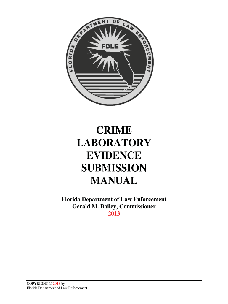 fdle evidence submission manual 2020 Preview on Page 1.