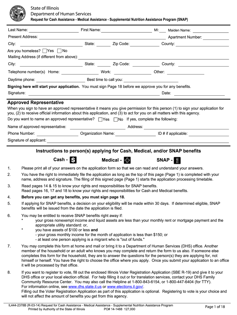 Illinois Medicaid Application Form Pdf - Fill Online ...