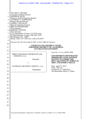 Case313cv03287JSW Document82 Filed022114 Page1 of 4 - eff