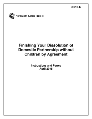 Domestic Partnership Dissolution Agreement