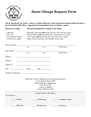 Affidavit for name change after marriage - District Name Change Form.pdf - Cicero Public Schools District - cicd99