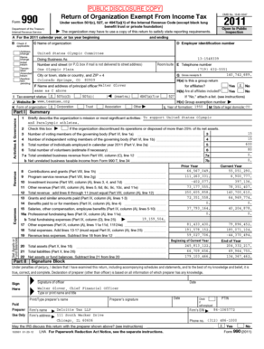 Form 990 Return of Organization Exempt From Income Tax