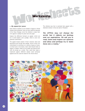 Peace Appeal and Code Template