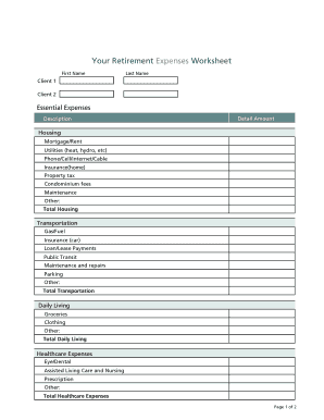 fillable online productallocation expense worksheet blank form doc