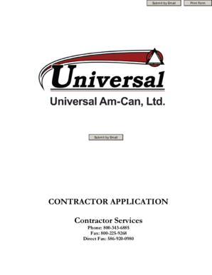 Independent Contractor Membership / Insurance Application