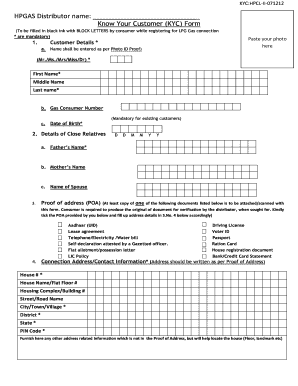 hp gas new connection form pdf