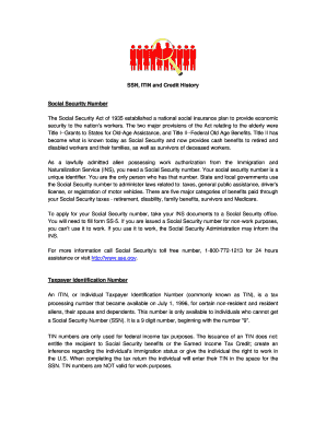 US Social Security and Taxpayer Identification Guide