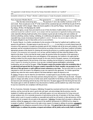 Residential Lease Agreement