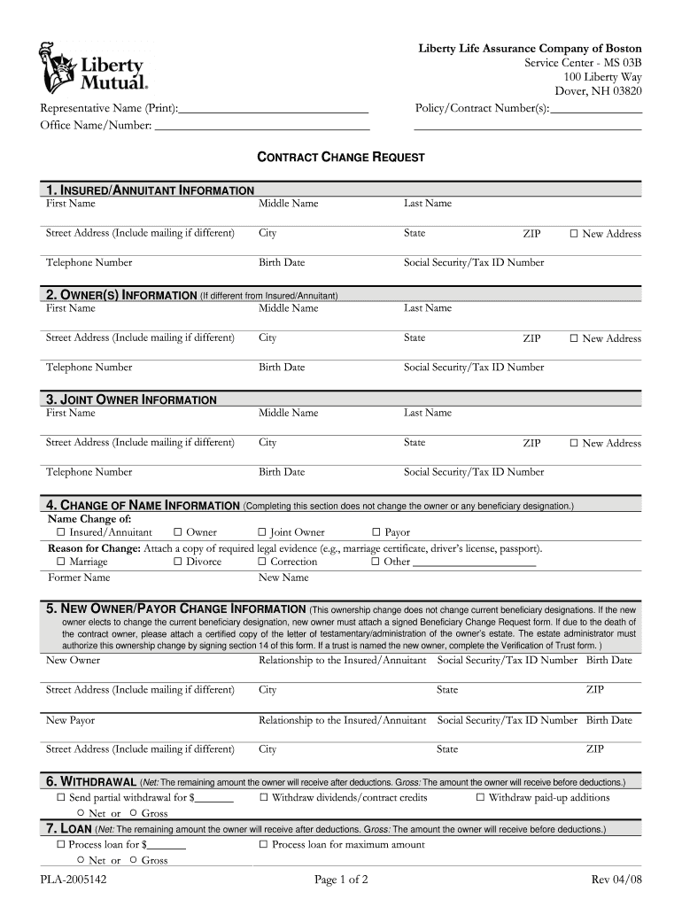 liberty pla 2005142 Preview on Page 1