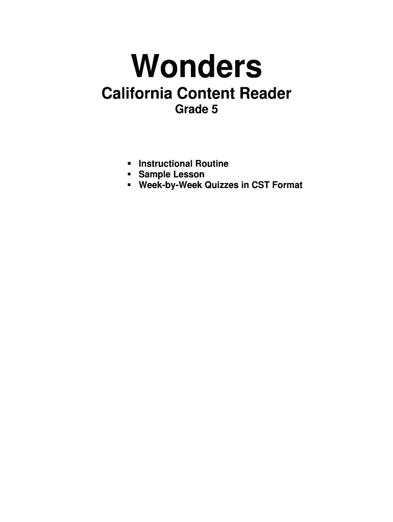 california wonders Preview on Page 1.