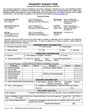 Acknowledgement receipt sample for lot payment - TRANSCRIPT REQUEST FORM - Colorado State Judicial Branch