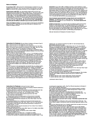 Notice to Employee on W-2 Form