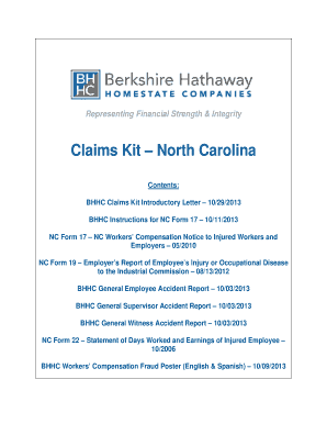 North Carolina Workers' Compensation Notice to Injured Workers and Employers