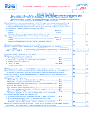 Nebraska Form 1040N