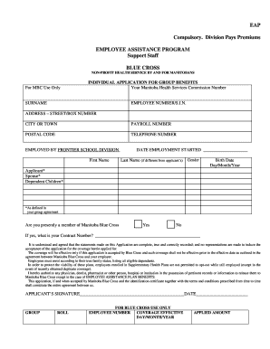 Employee Assistance Program Application