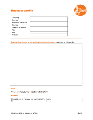Business Profile Form