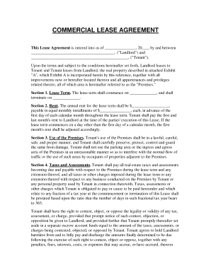 Commercial Lease Agreement