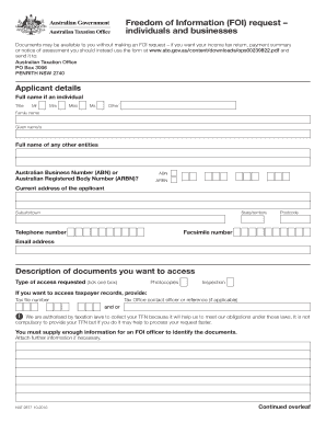 Freedom of Information Request Form