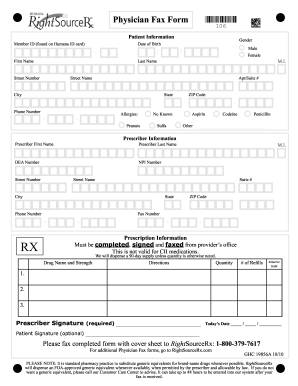 Humana Pharmacy Fax Form - Fill Online, Printable, Fillable, Blank ...