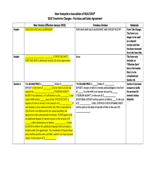 New Hampshire Purchase and Sales Agreement