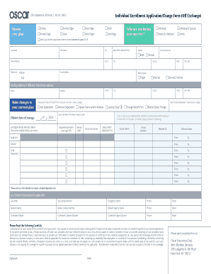 Individual Enrollment Application/Change Form