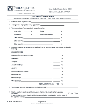 Cover-Prosm Appraiser Application