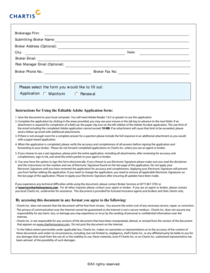 Brokerage Firm Application Form