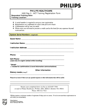 Philips Healthcare Education Travel Policy