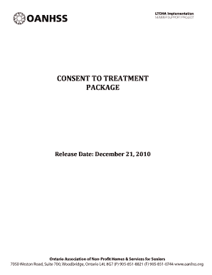 Consent to Treatment Form