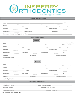 Patient Information Form